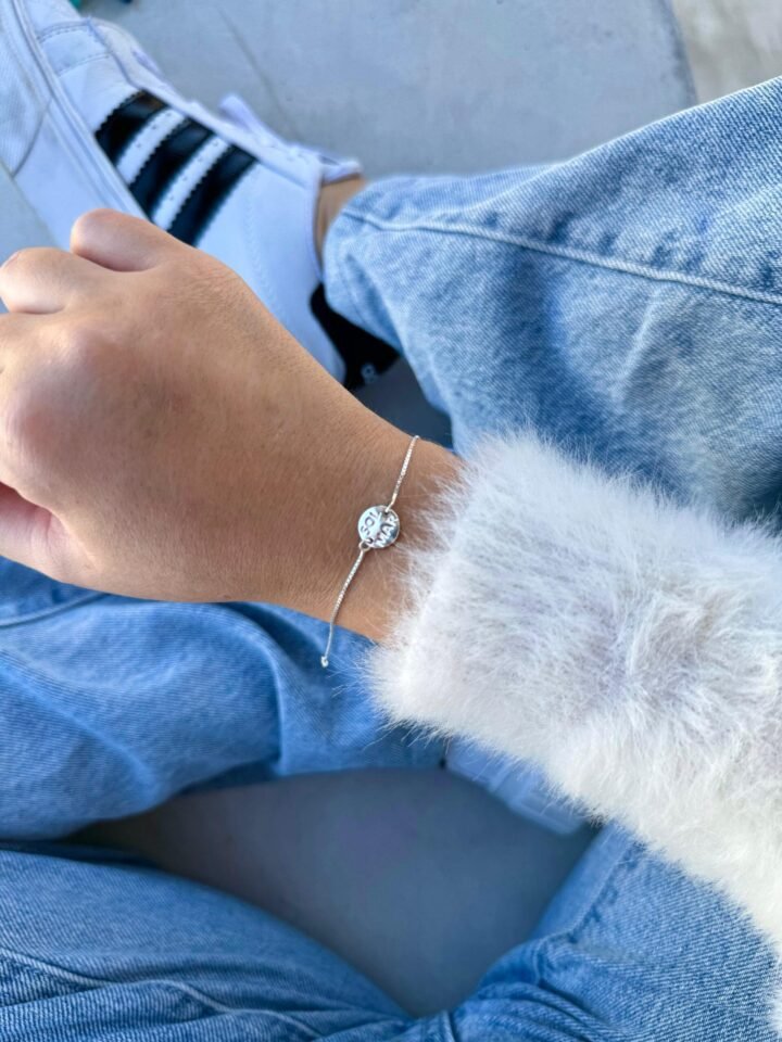 Pulseira Círculo C/ Escrita “Sol Mar”