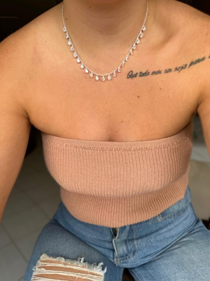 Choker Mil Gotas Zircônias