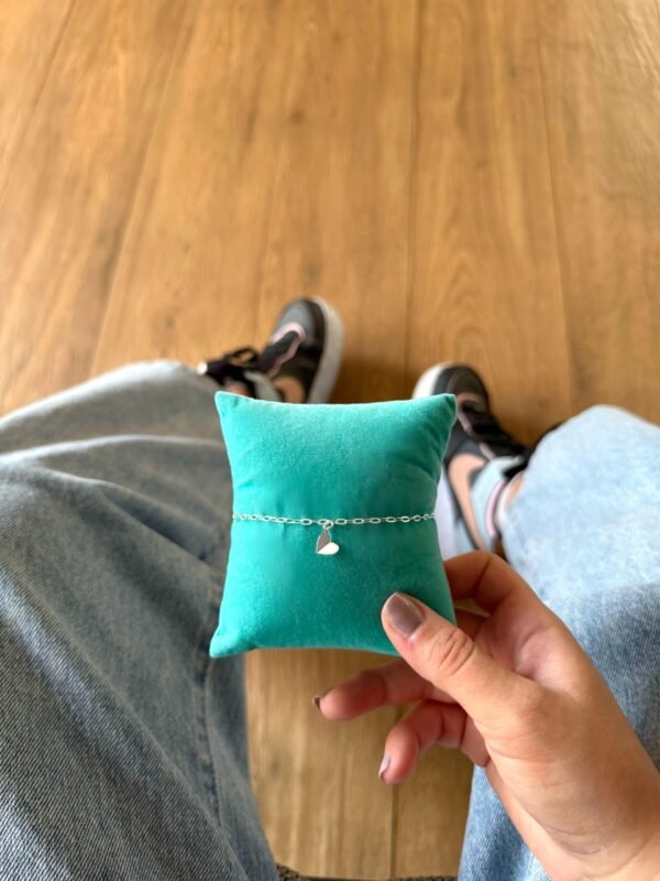 Pulseira Coração Origami
