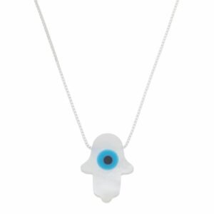 Colar Hamsa e Olho Grego