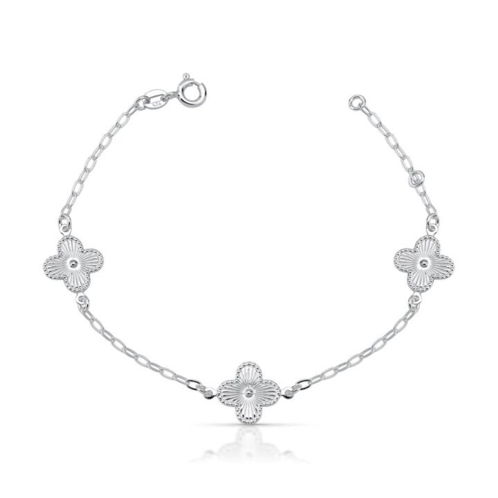 Pulseira 3 trevos Inspiração Van Cleef & Arpels (Mod2)