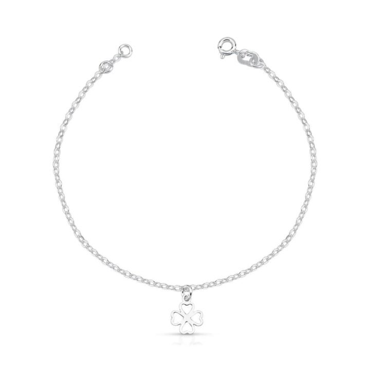 Pulseira Pingt. Trevo Vaz.
