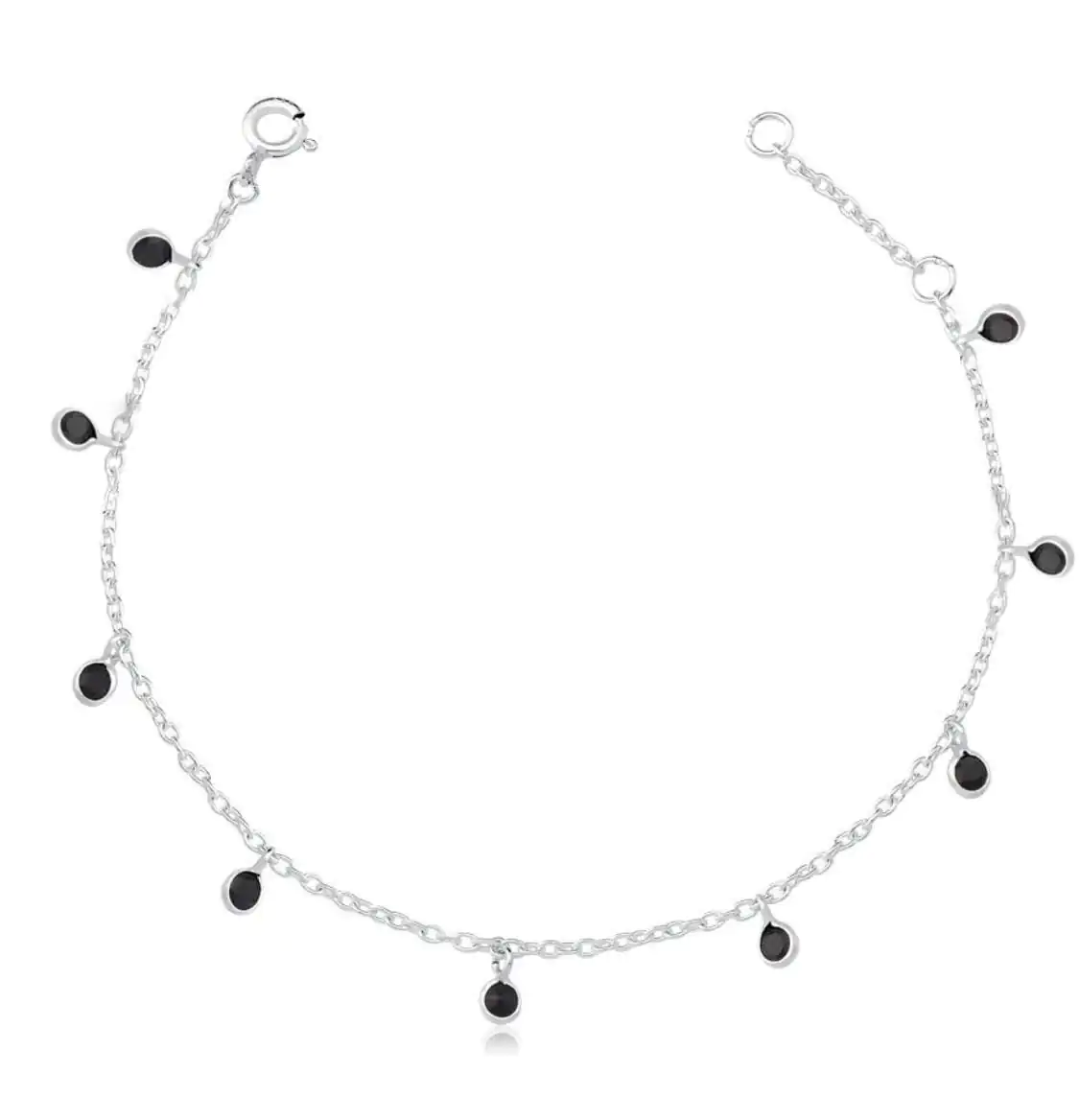 Pulseira Zircônias Penduradas (Várias Cores) - Imagem 2