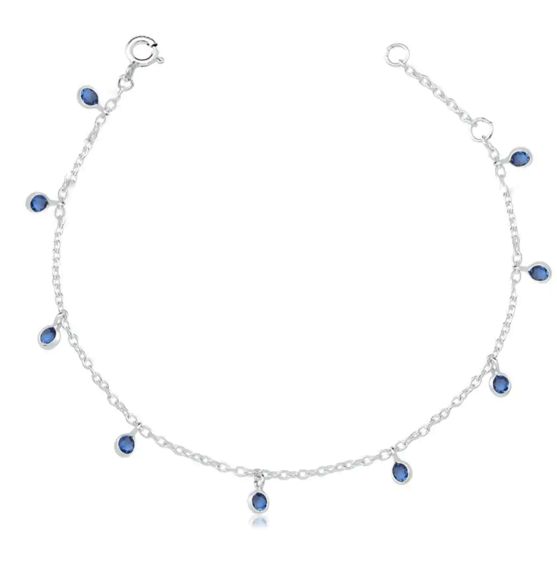 Pulseira Zircônias Penduradas (Várias Cores) - Imagem 3