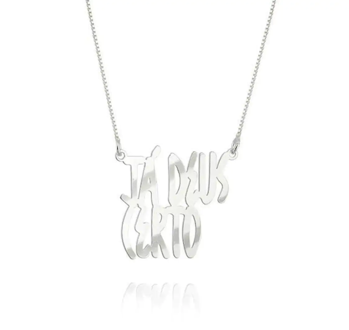 Colar "Já Deus Certo"