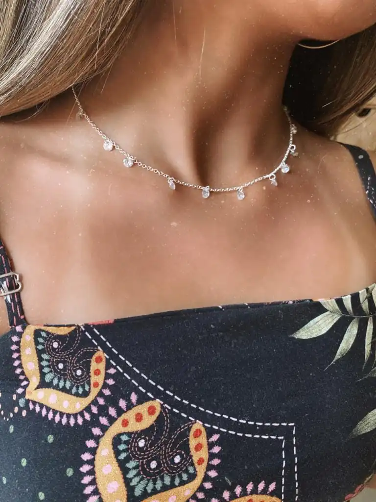 Choker Zircônias Brancas (Mod2) - Imagem 2