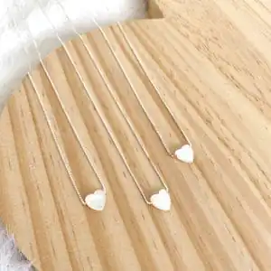 Colar Coração Madrepérola - Imagem 2