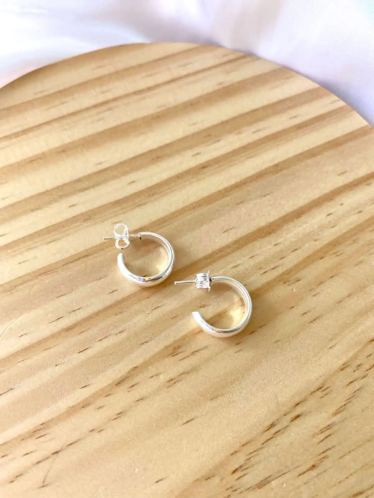 Argolinha Lisa C/ Tarraxa - Imagem 2