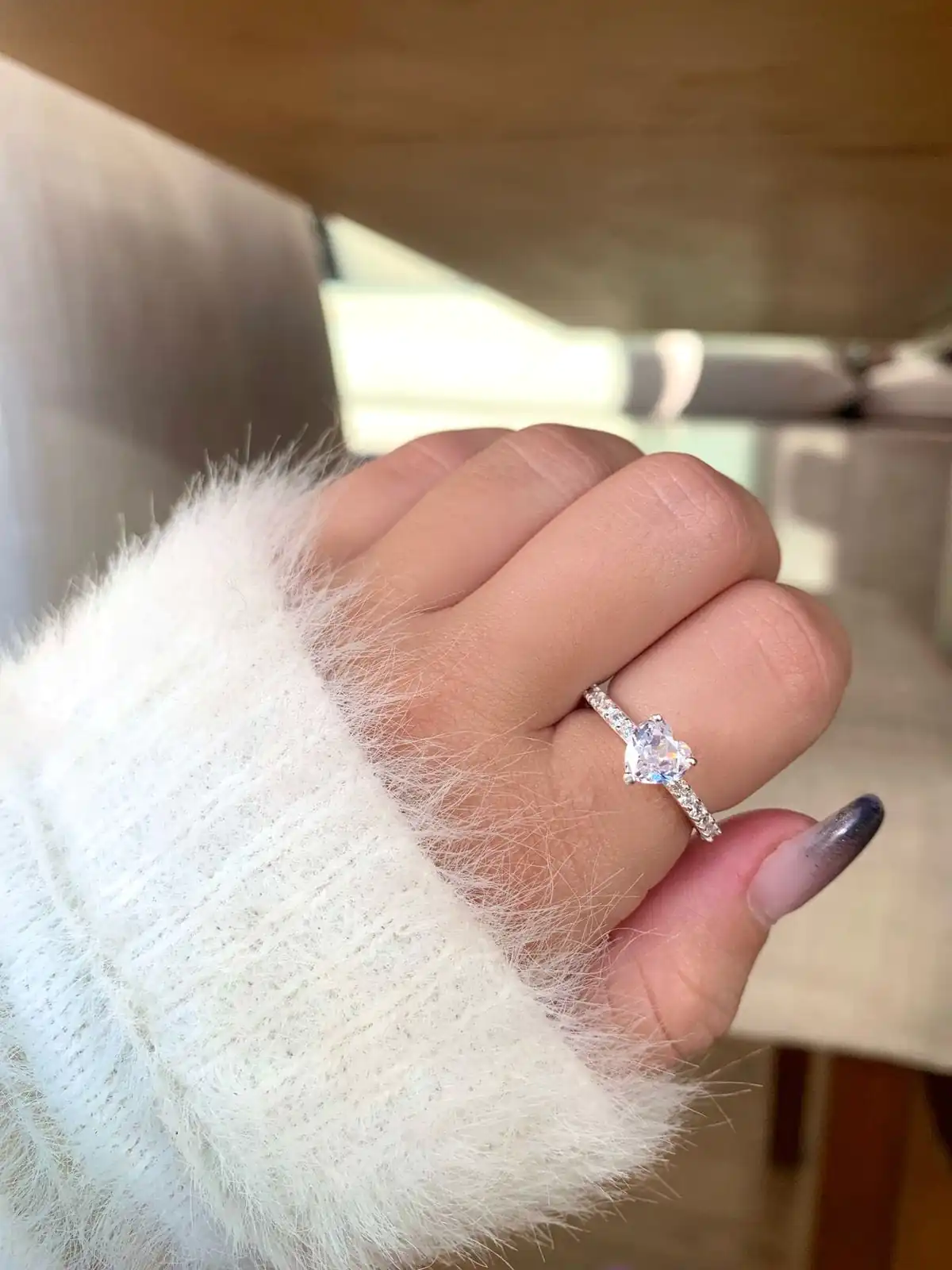 Solitário Coração Cravej. - Imagem 2