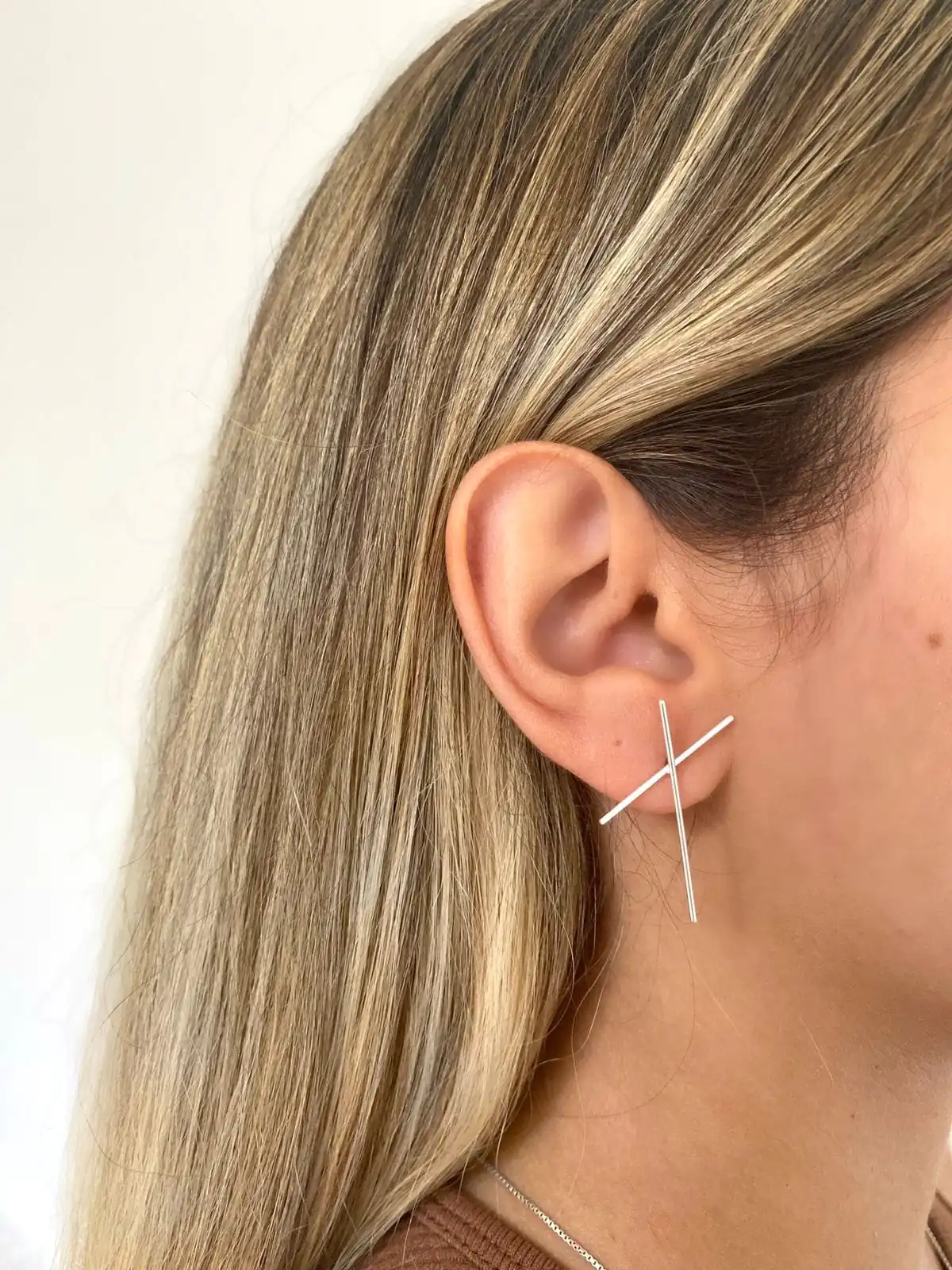 Brinco Palito Cruzado - Imagem 2