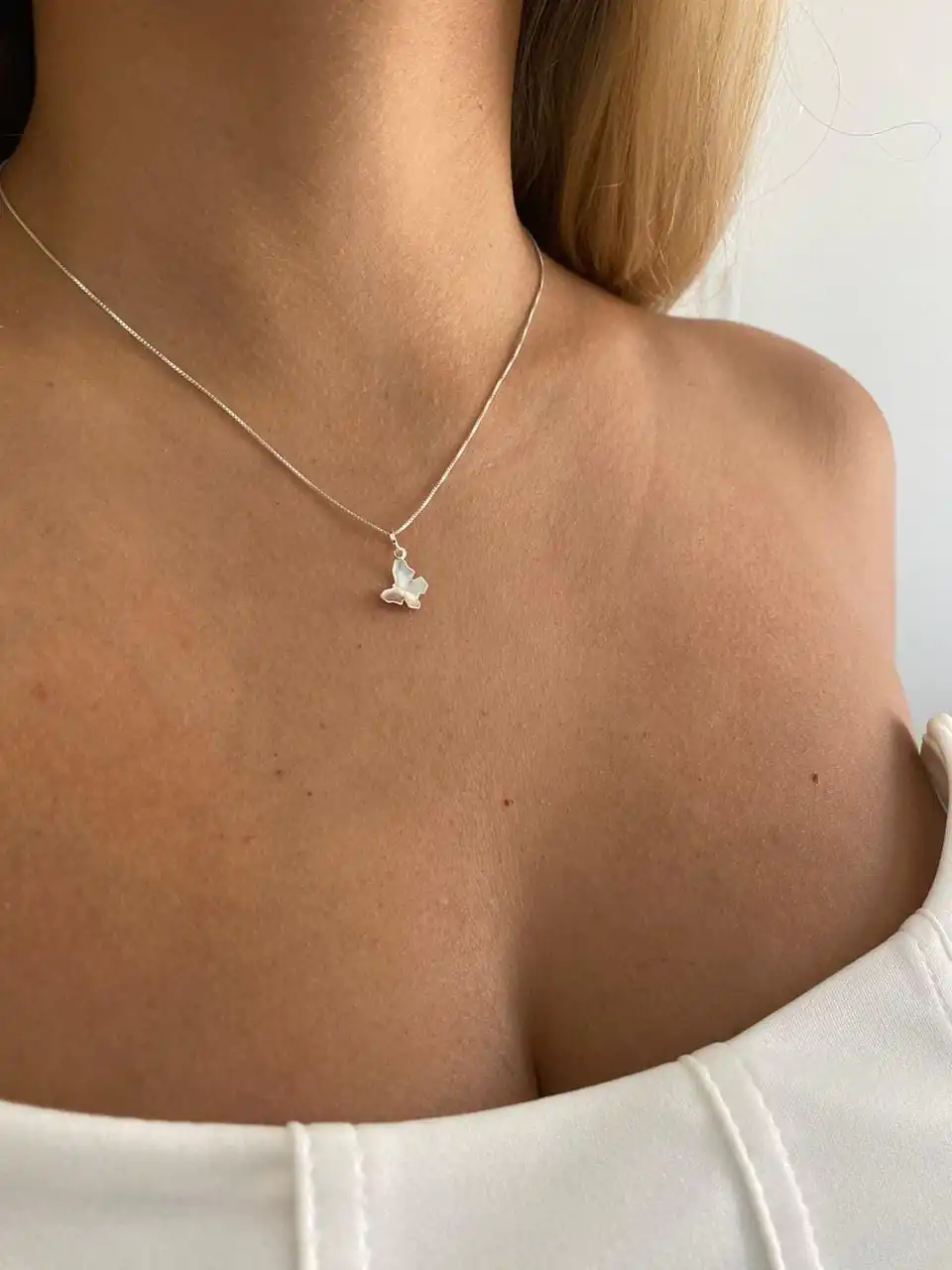 Colar Pingt. Borboleta - Imagem 2