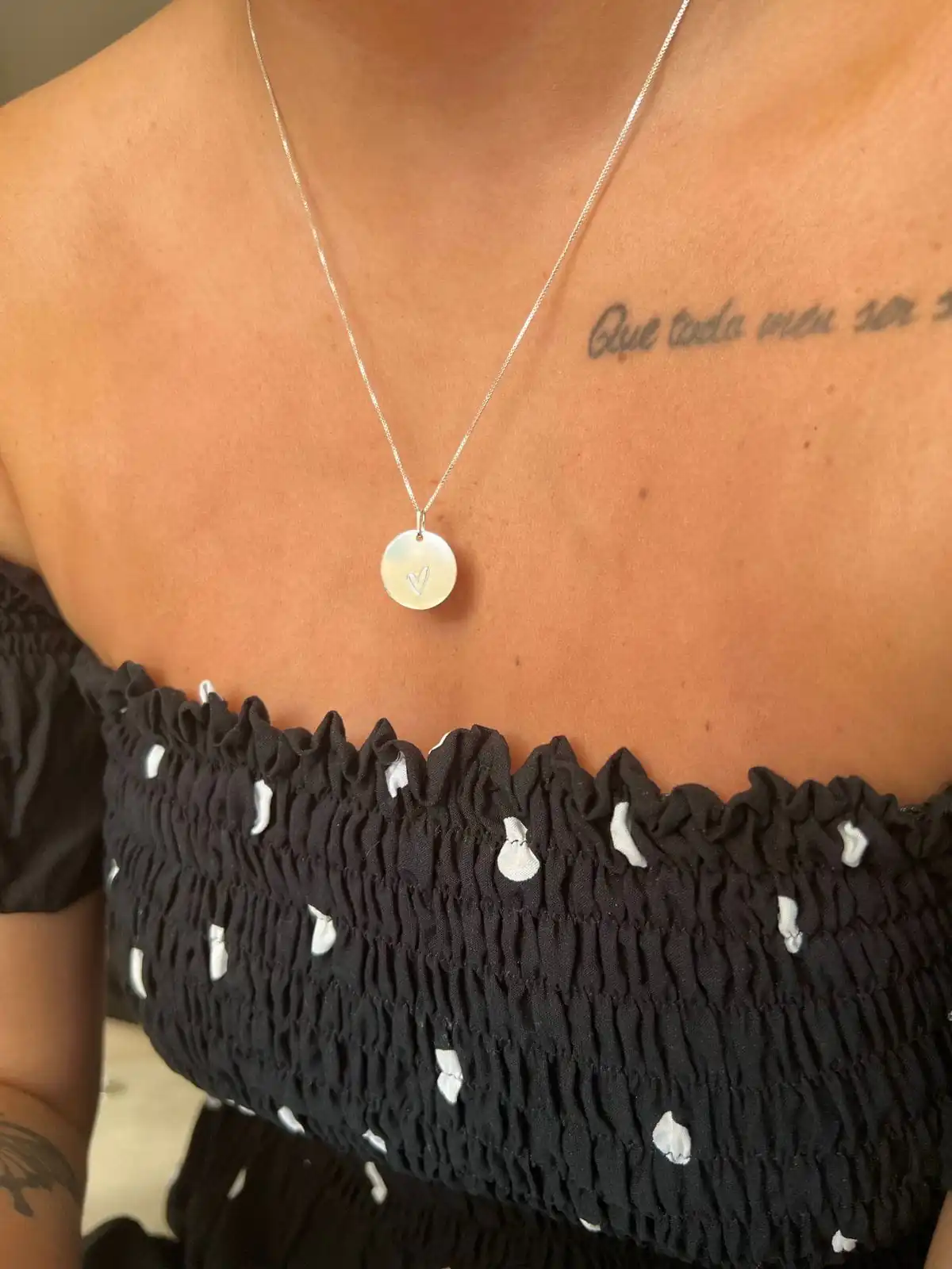 Colar Pingt. Redondo Em Madrepérola - Imagem 2