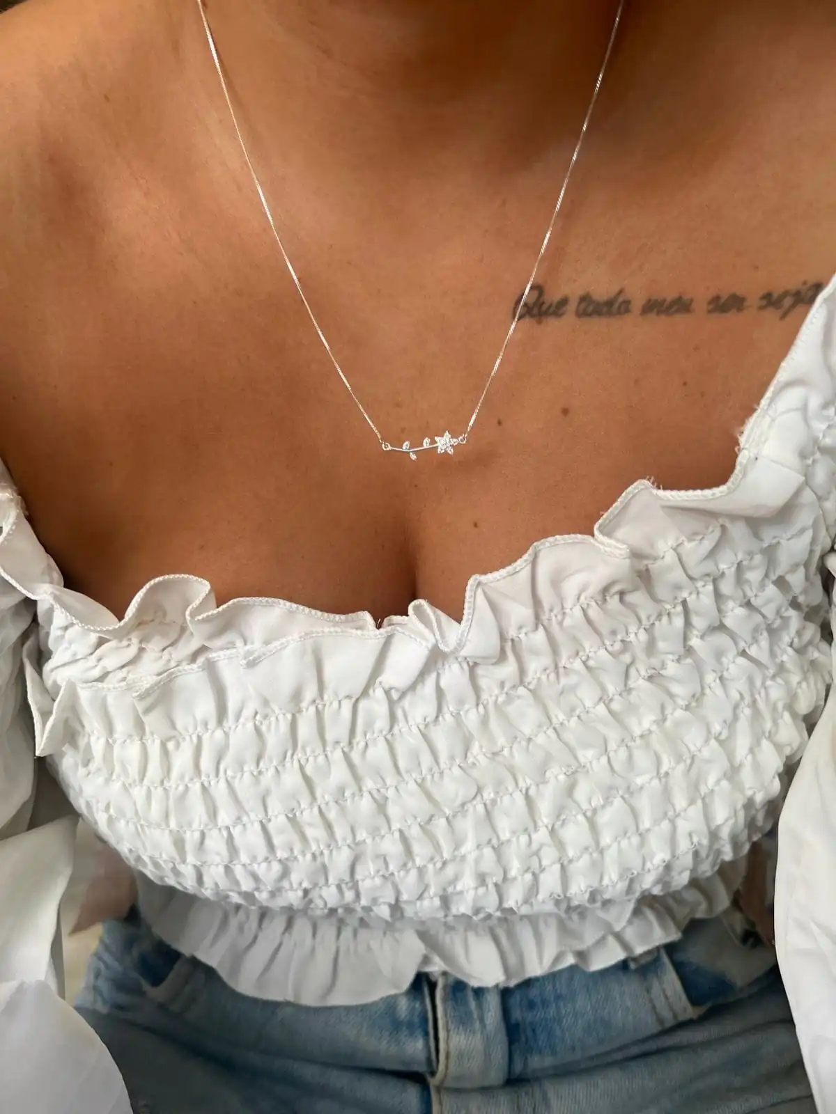 Colar Flor Cravej. - Imagem 2