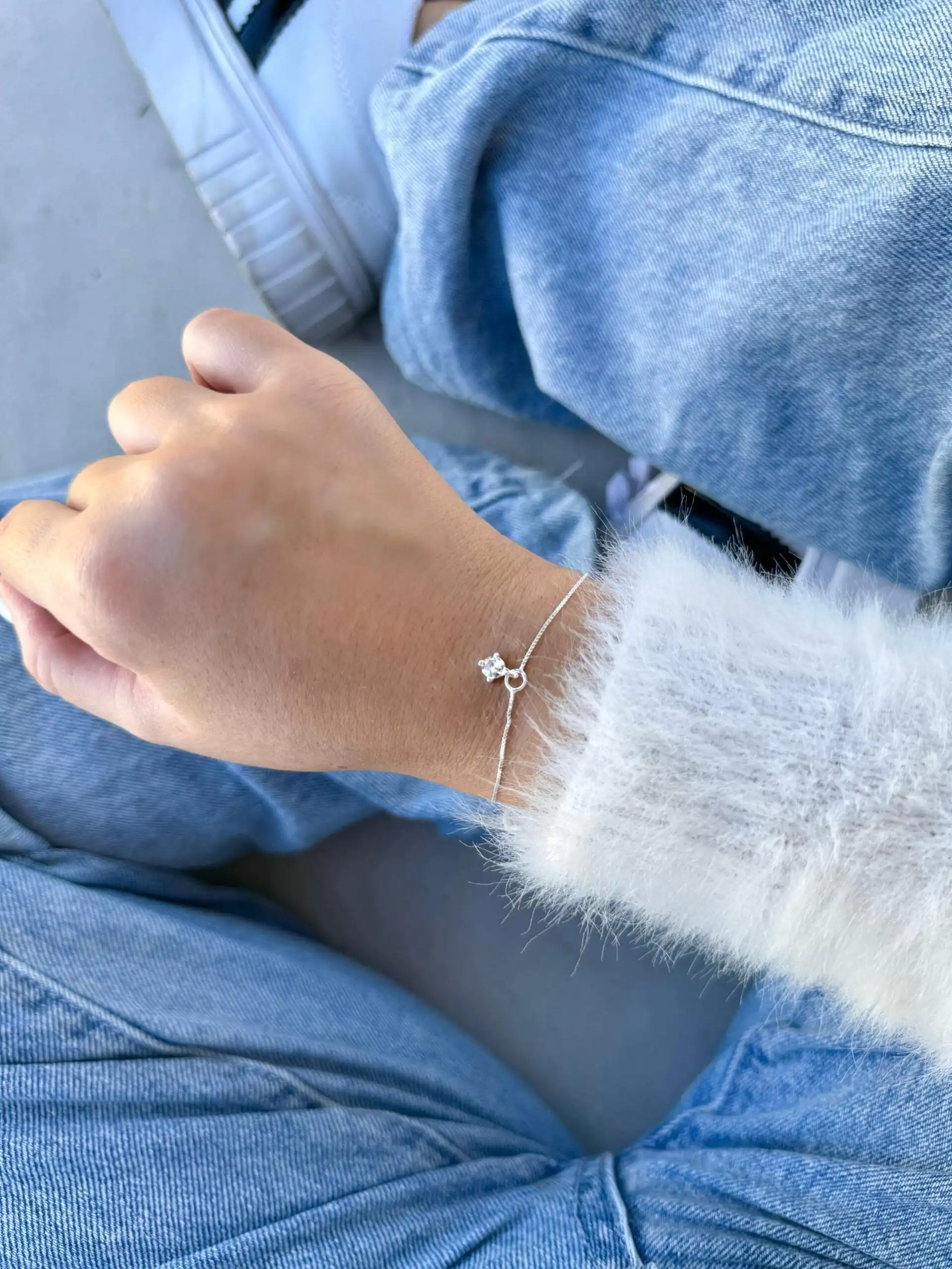 Pulseira Pingt. De Zircônia