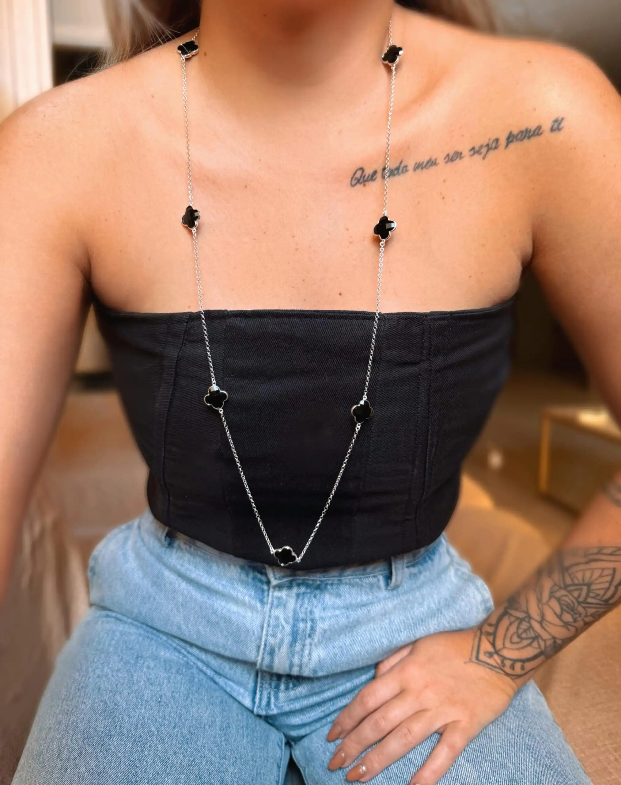 Colar 80cm Inspiração Van Cleef & Arpels