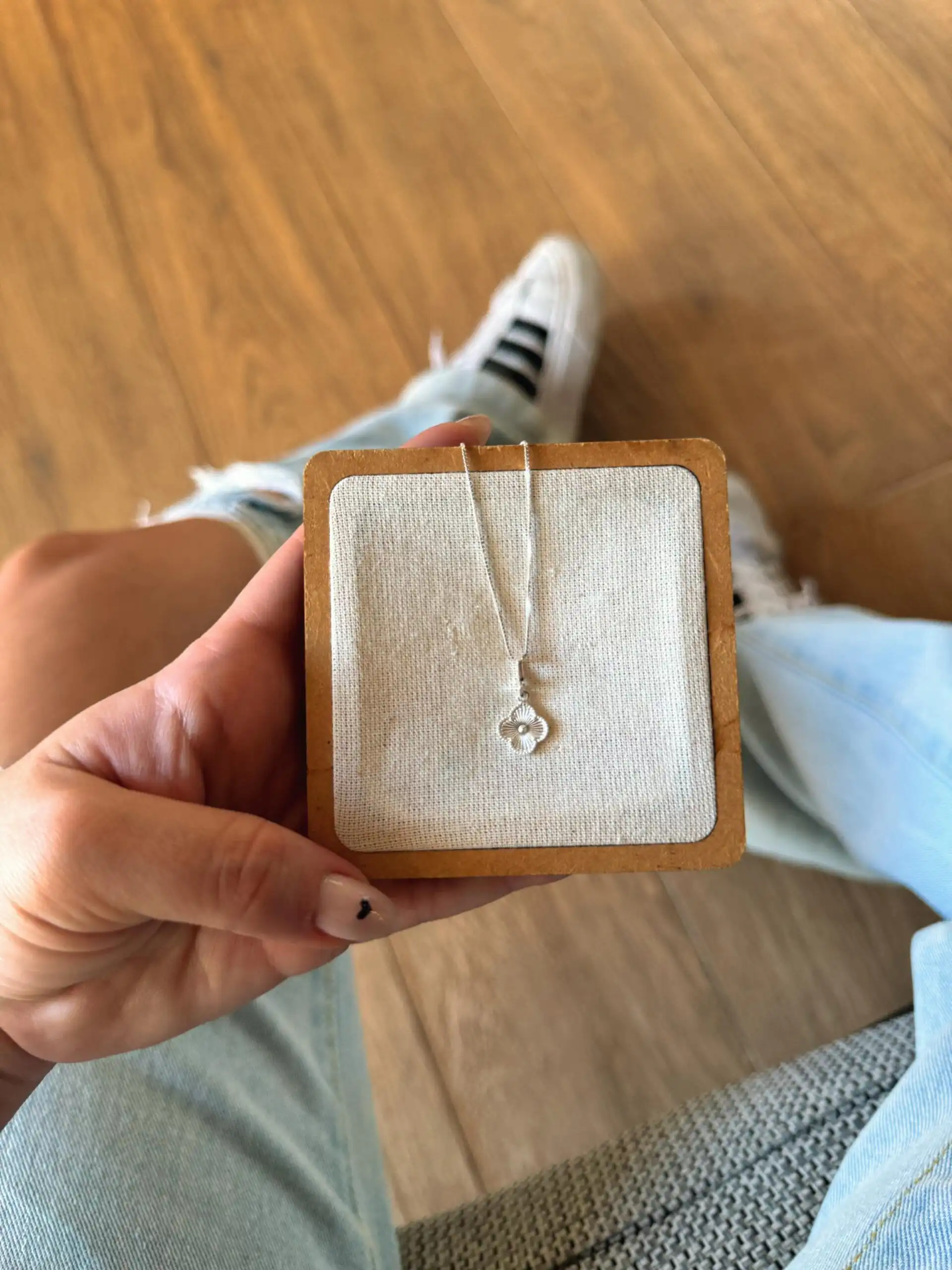 Colar Pingt. Trevo (Inspiração Van Cleef & Arpels)