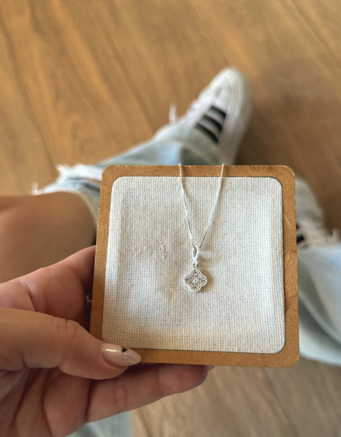 Colar Pingt. Trevo Cravej.  (Inspiração Van Cleef & Arpels) - Imagem 2