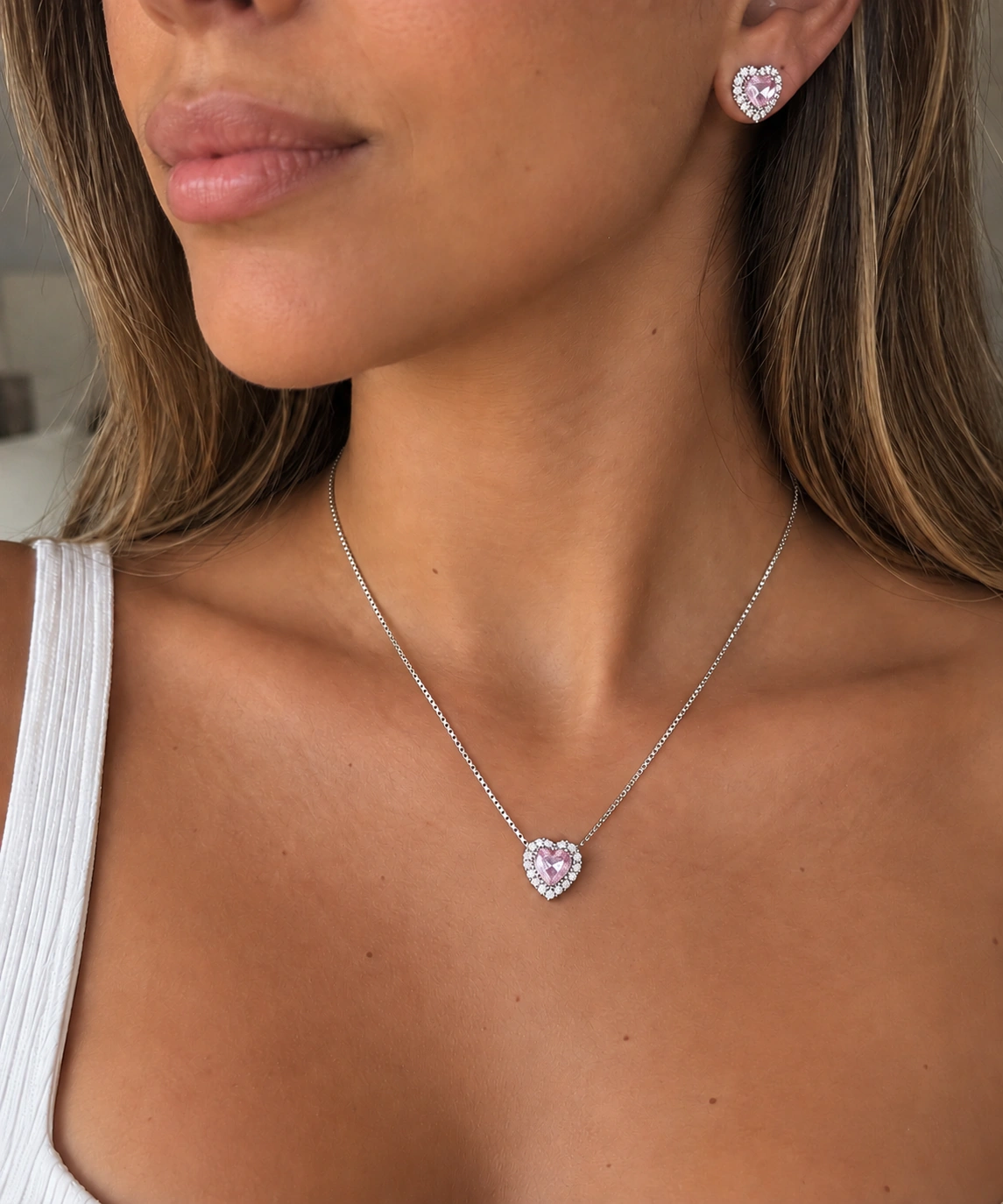 Conjunto Coração Passante Cravej. - Imagem 5