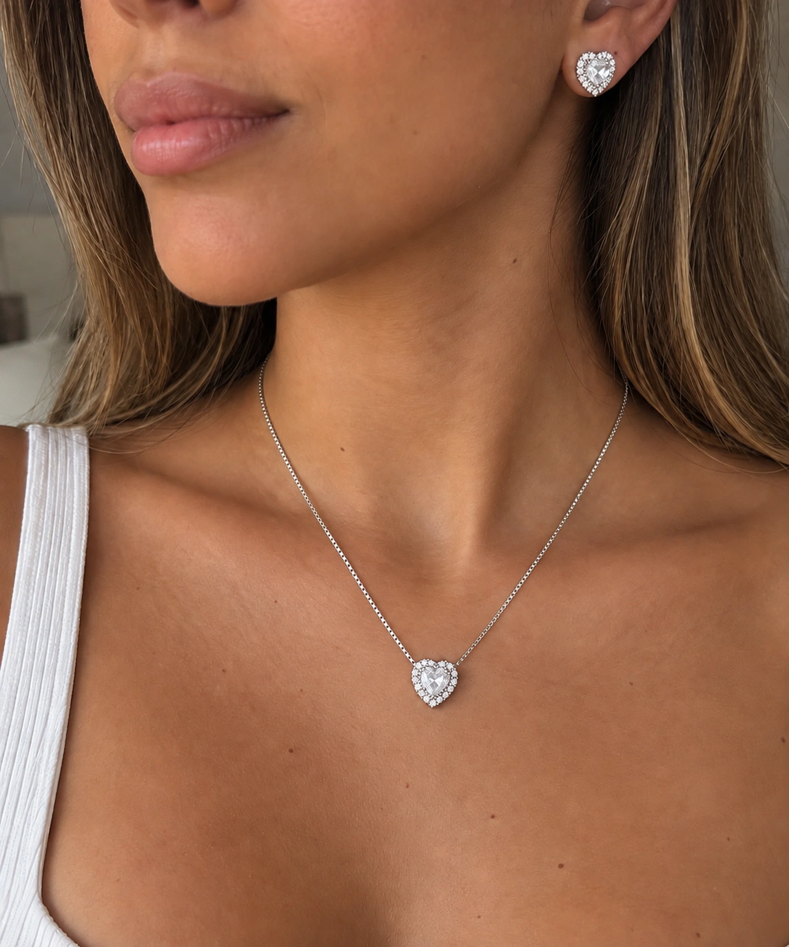 Conjunto Coração Passante Cravej. - Imagem 4