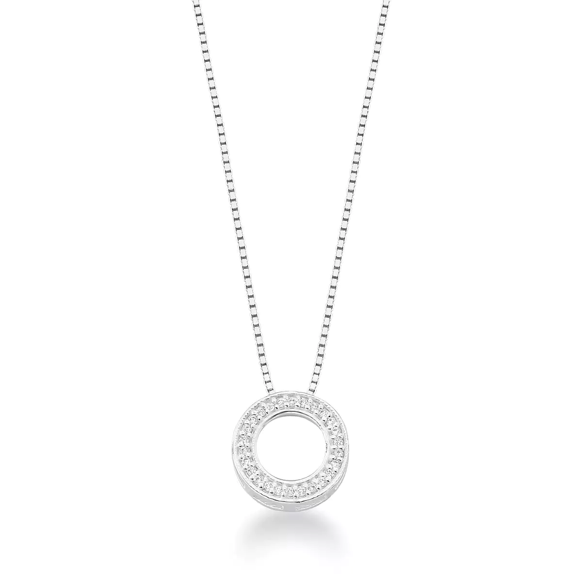 Colar Pingt. Círculo Cravej. (Inspiração Pandora)