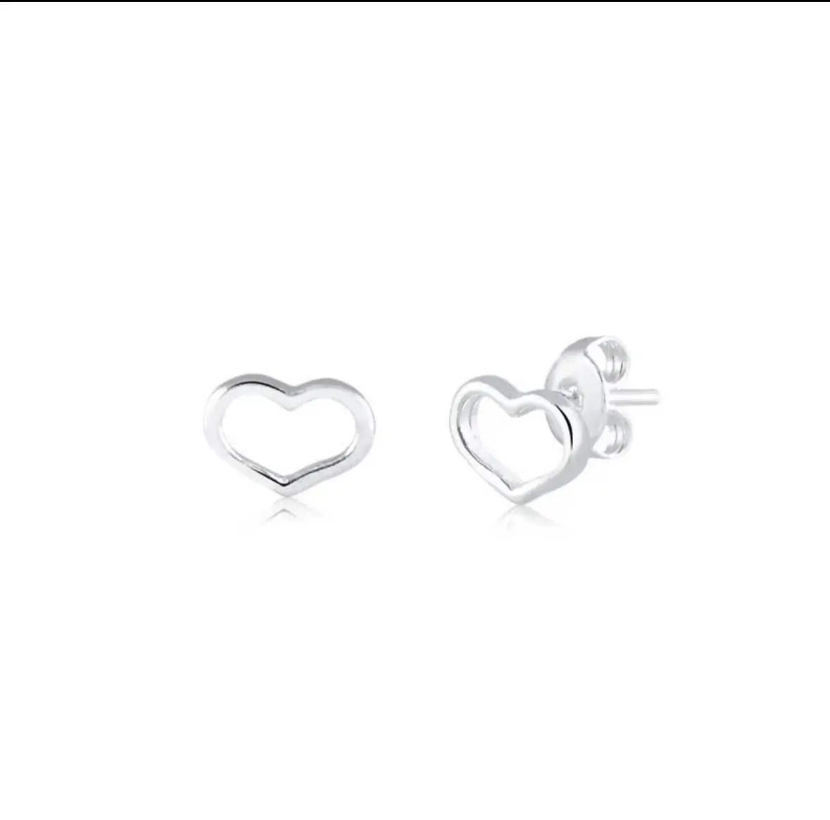 Brinco Coração Vazado