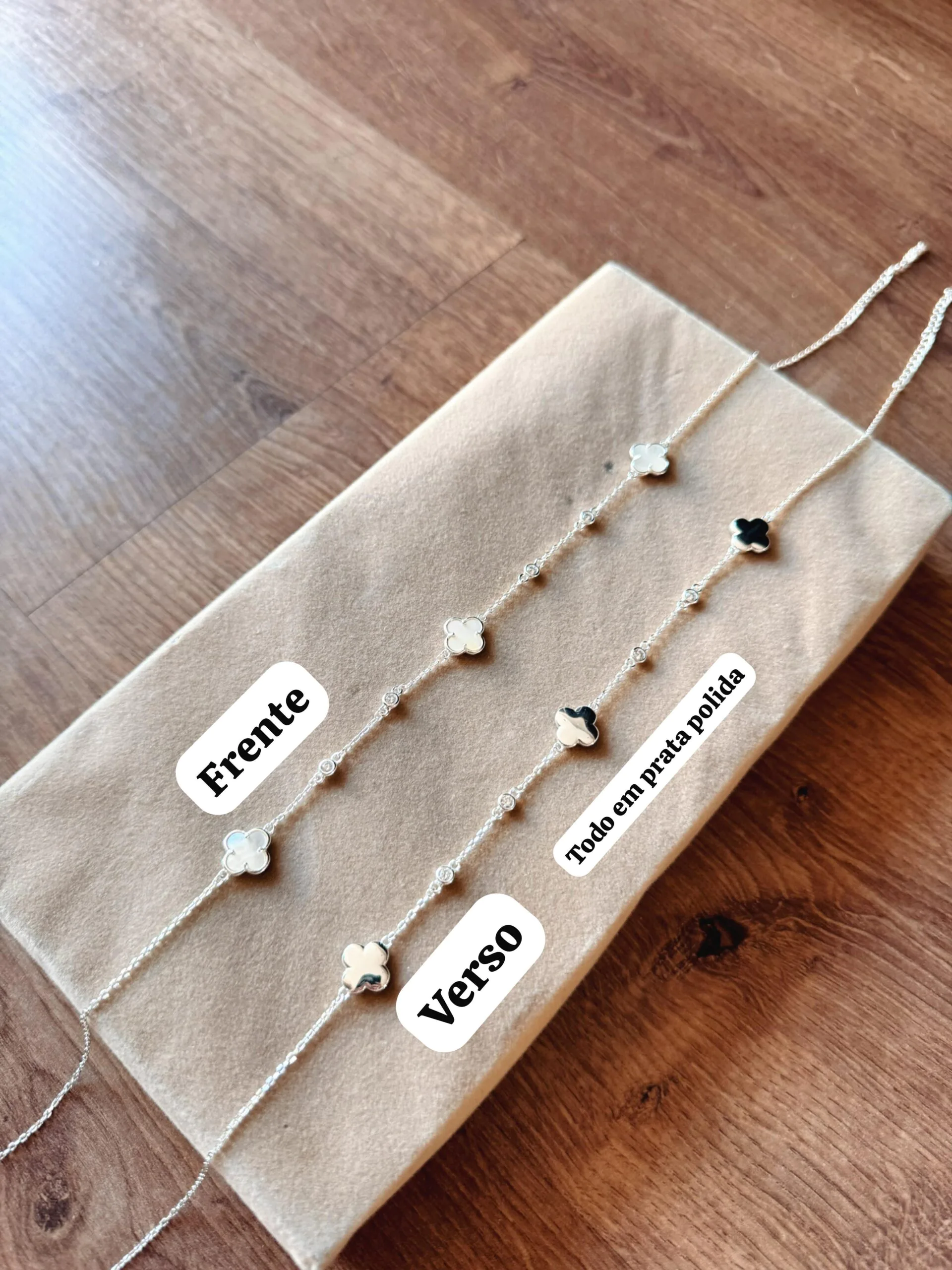 Choker Pedra Agatha Verde  C/ Zircônia (Inspiração Van Cleef & Arpels) Dupla Face - Imagem 4