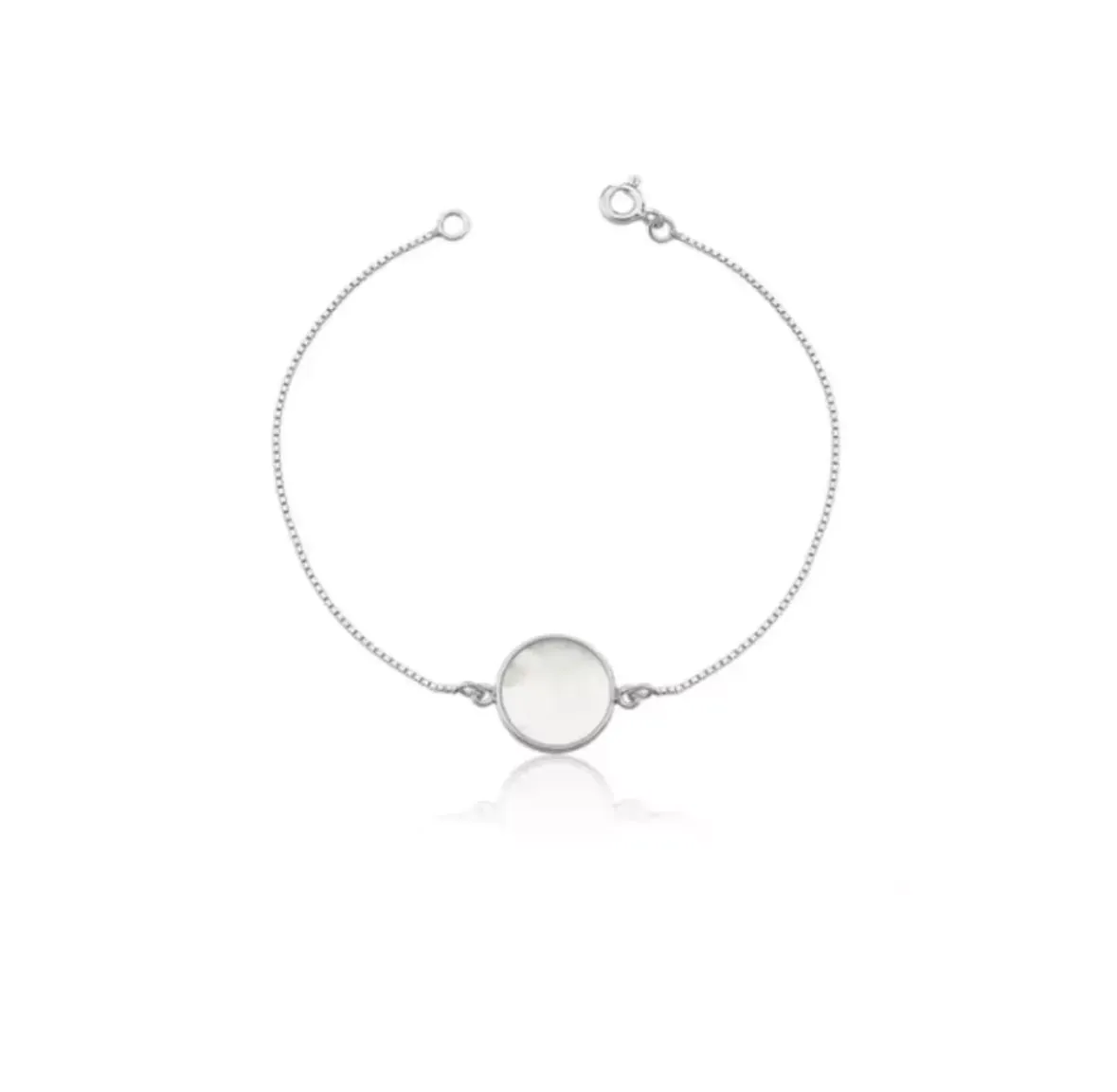 Pulseira C/ Pedra Madrepérola