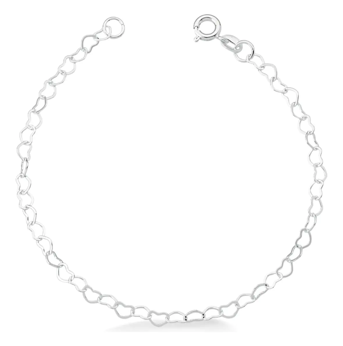 Pulseira Corações Vazados