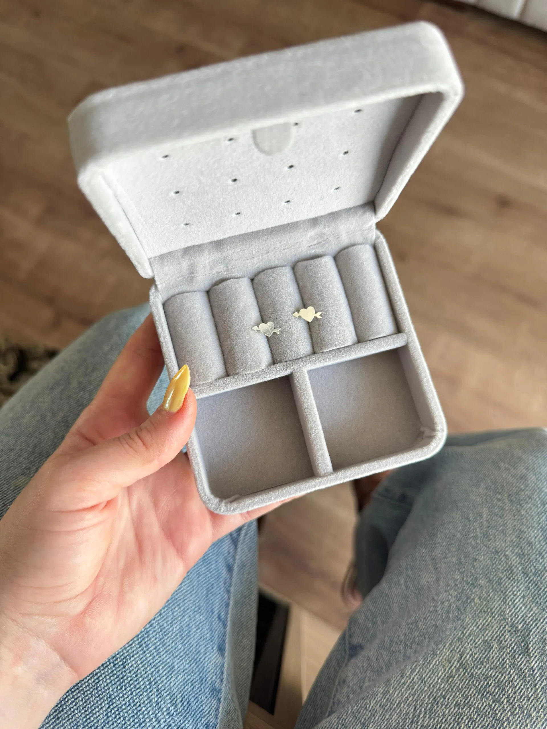 Brinco Coração C/ Flecha - Imagem 2