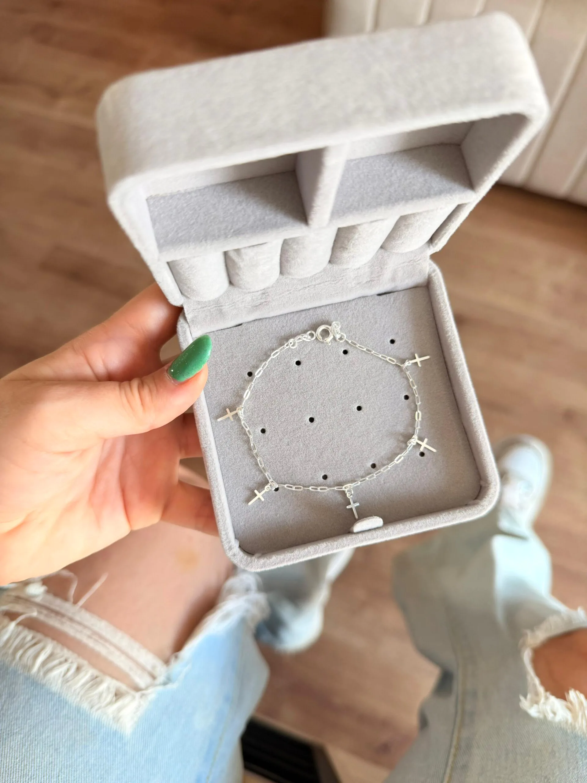 Pulseira Pingt. Crucifixos - Imagem 2