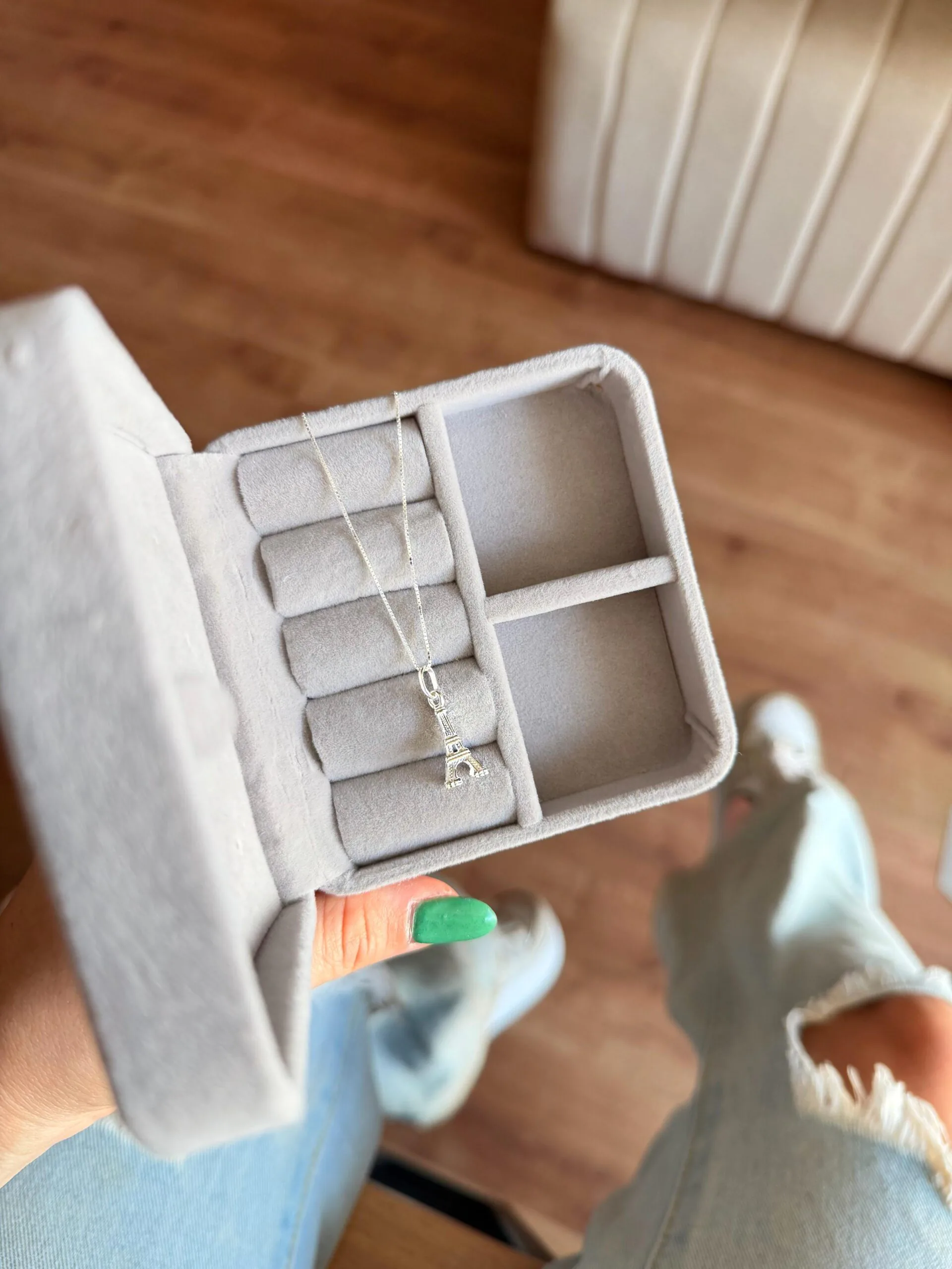 Colar Pingt. Torre Eiffel - Imagem 2