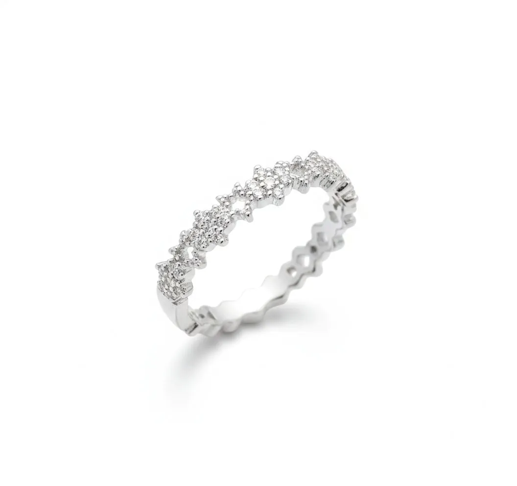 Anel Estrelas Ponto De Luz & Vaz.