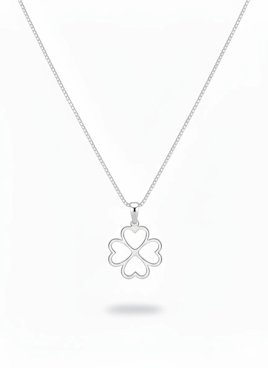 Colar Pingt. Trevo Vaz (G)