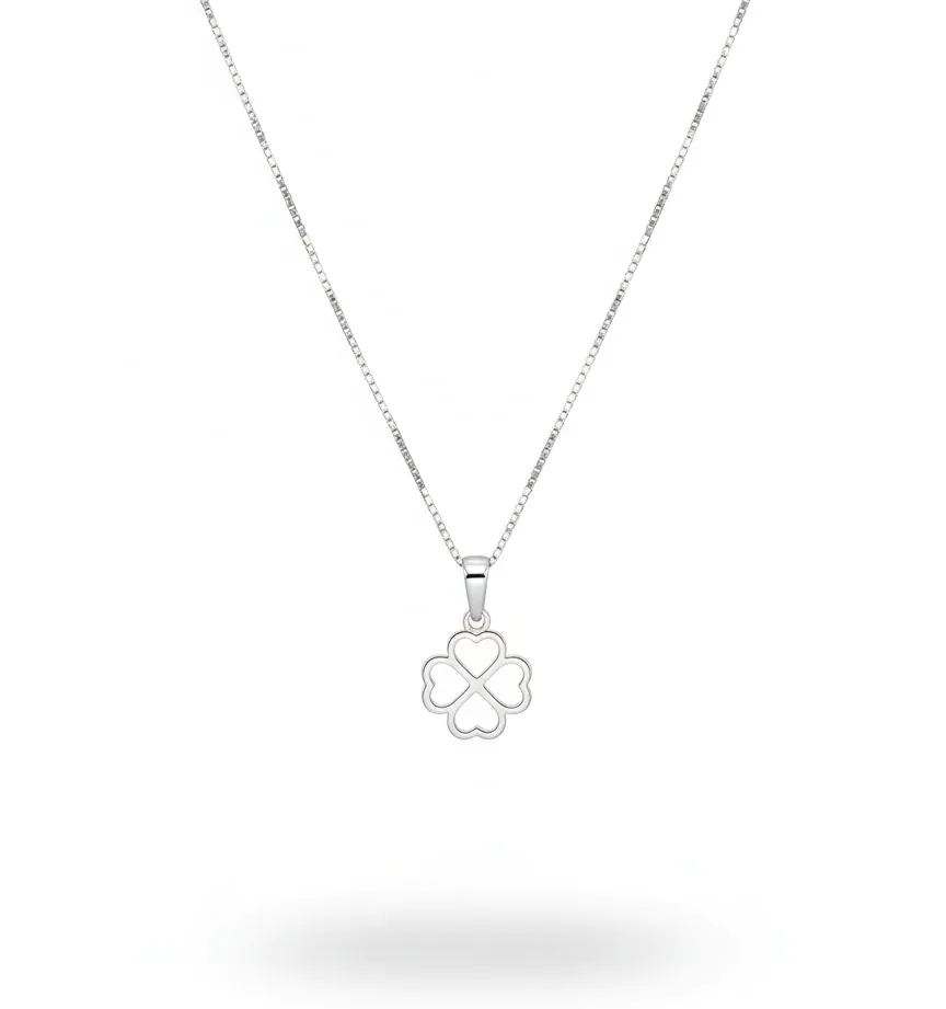 Colar Pingt. Trevo Vaz. (M)