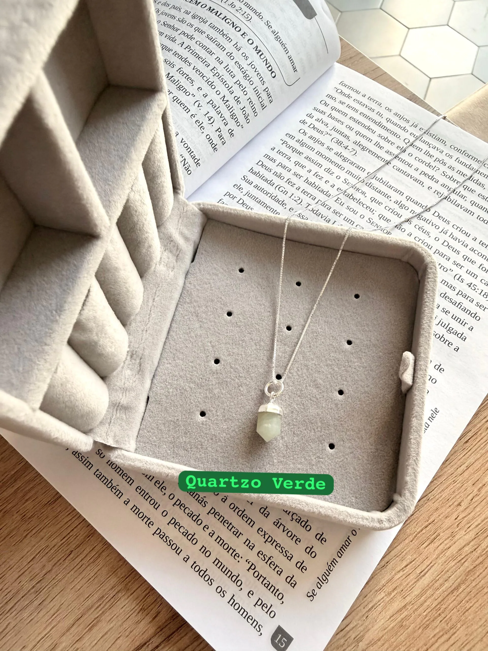 Colar Pingt. Pedra Natural (P) - Imagem 6