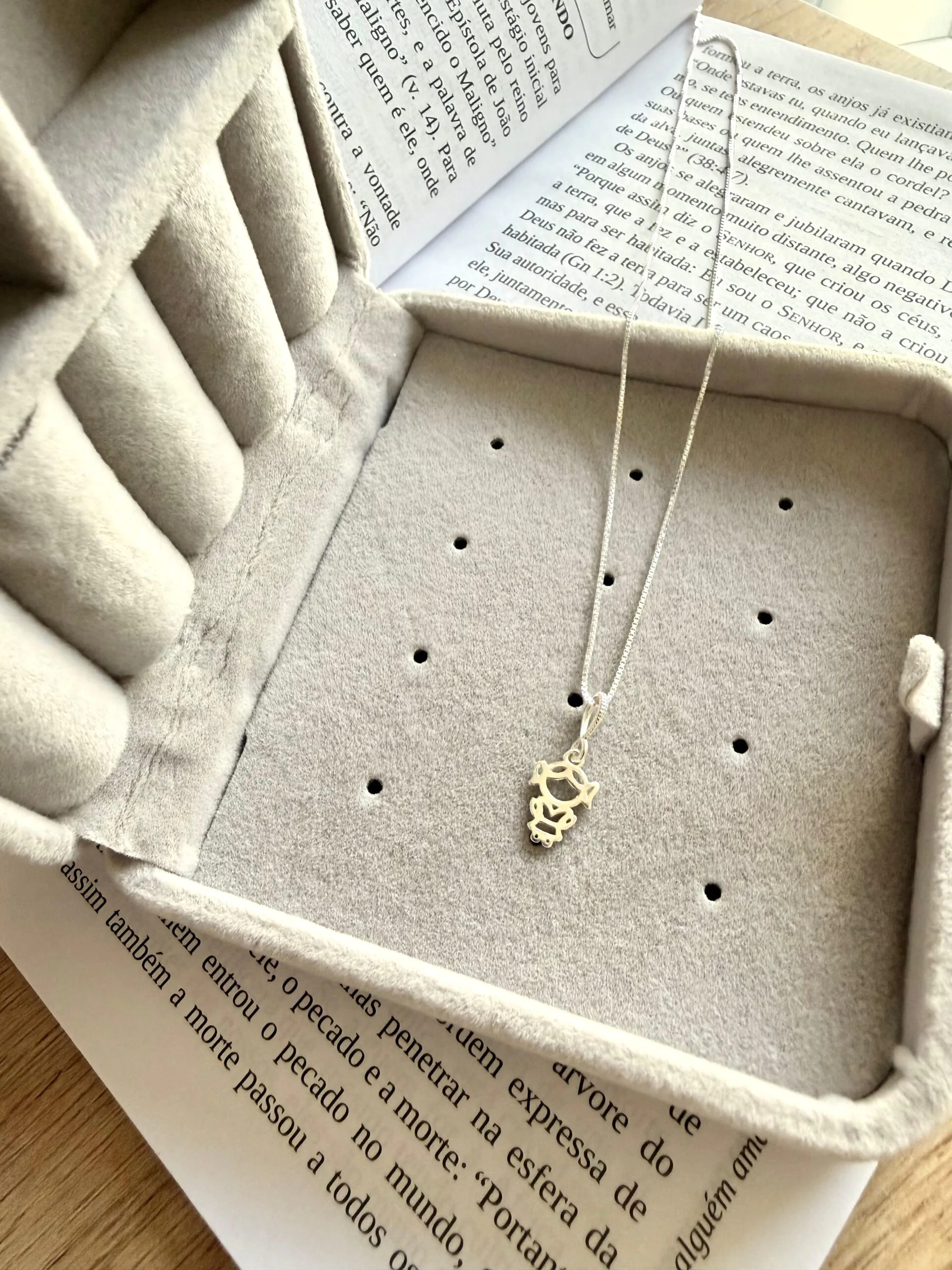 Colar Pingt. Menina Liso - Imagem 2