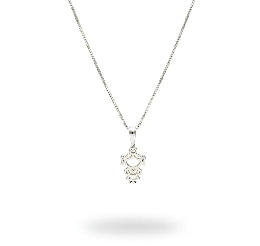 Colar Pingt. Menina Liso