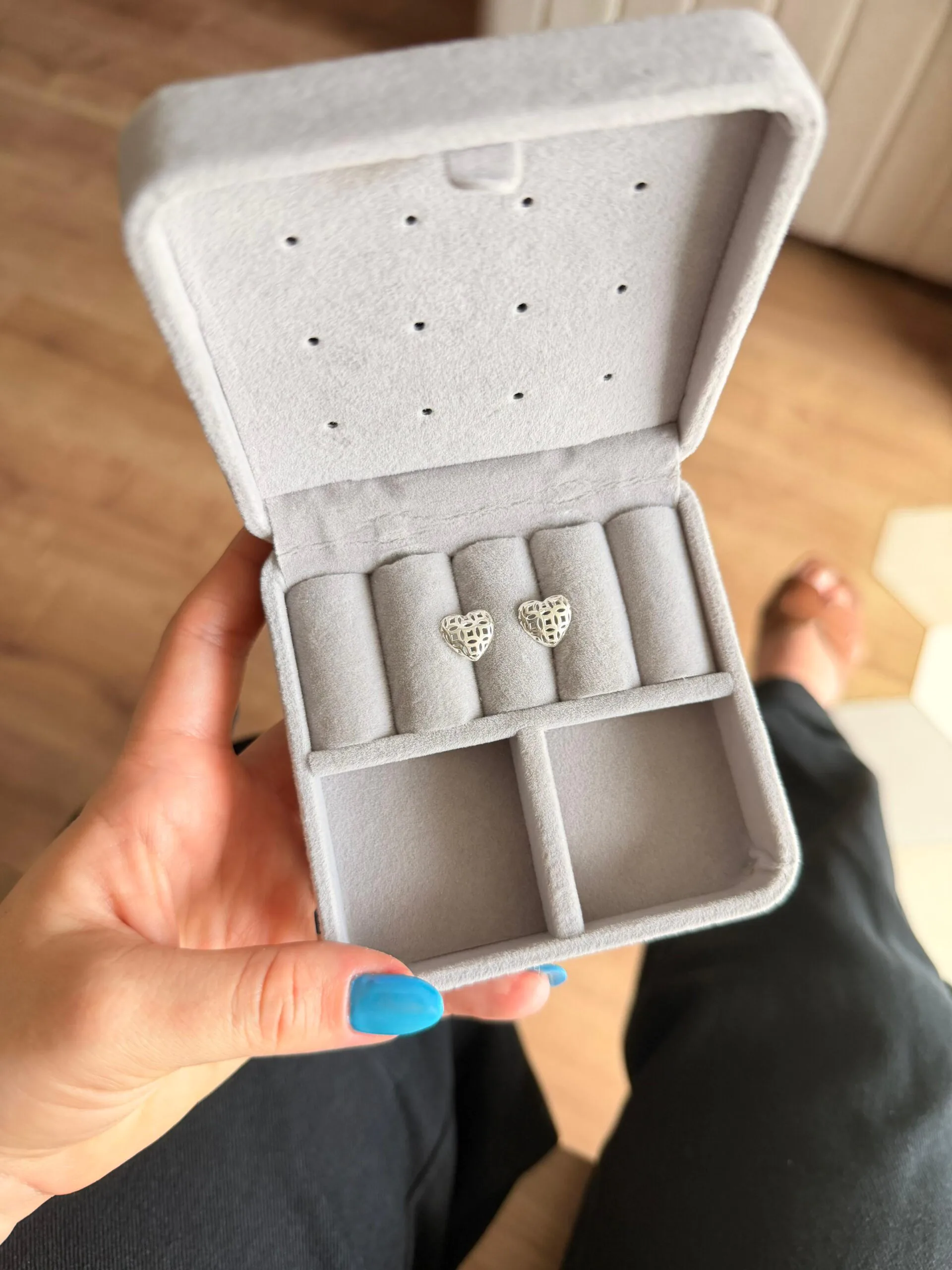 Brinco Coração Vaz. - Imagem 2