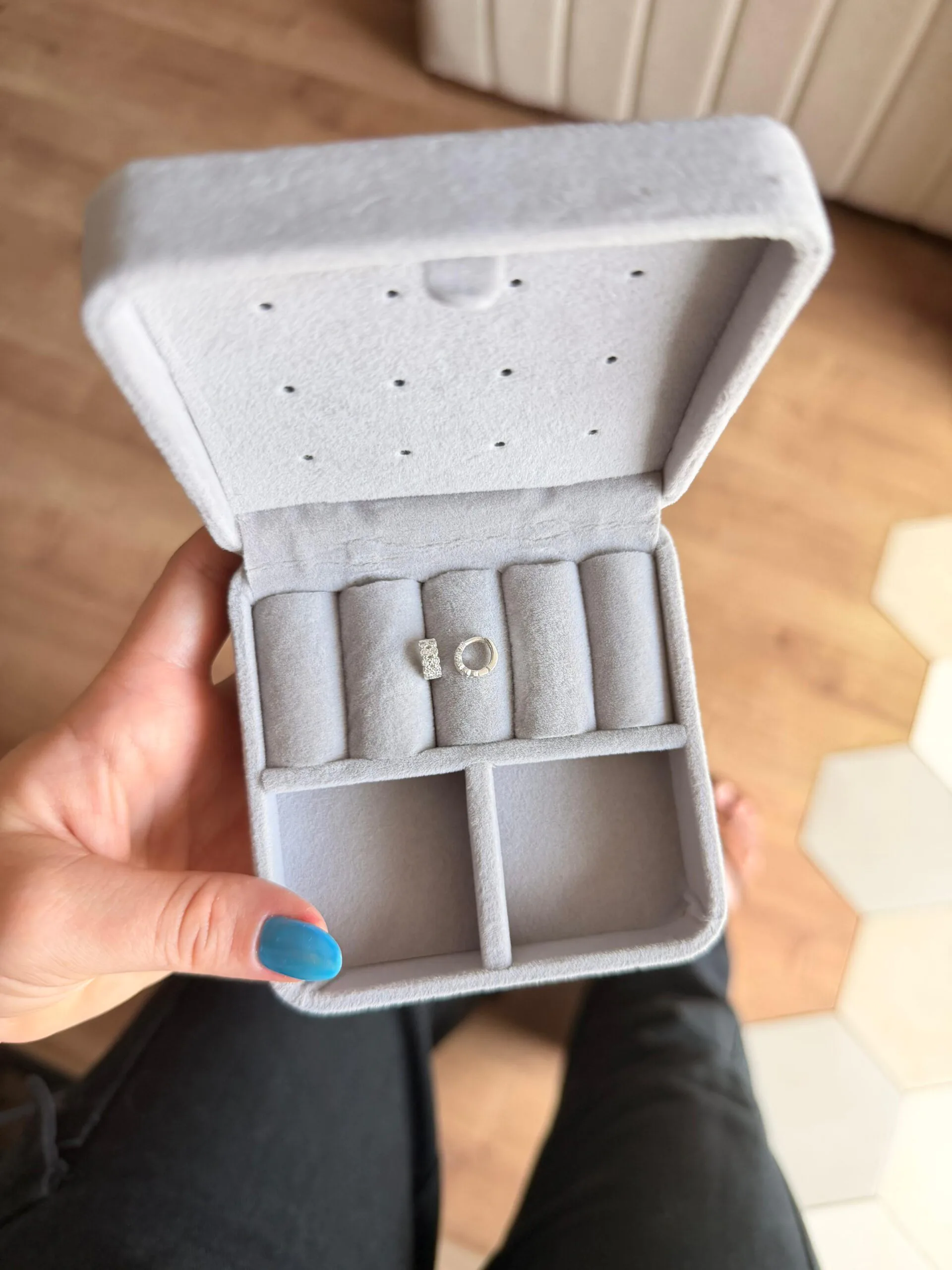 Argolinha Click C/ Zircônia Redonda - Imagem 2