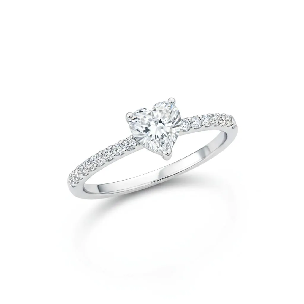 Solitário Coração Cravej.