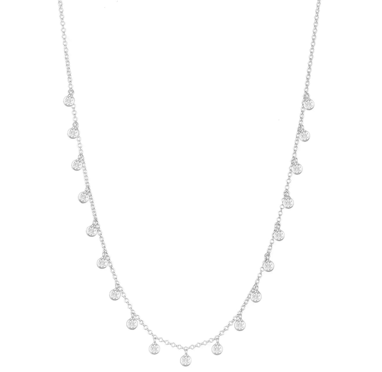 Choker Zircônias Brancas