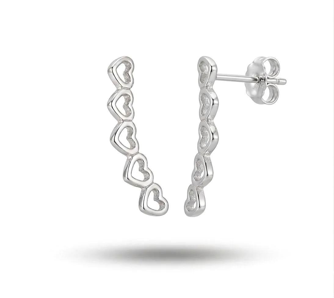 Ear Cuff Corações (Mod2)