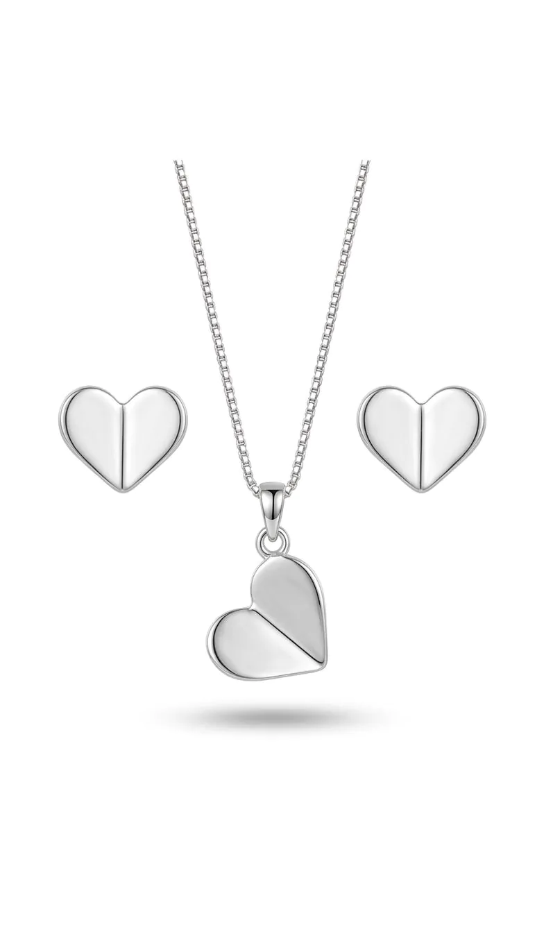 Conjunto Coração Liso