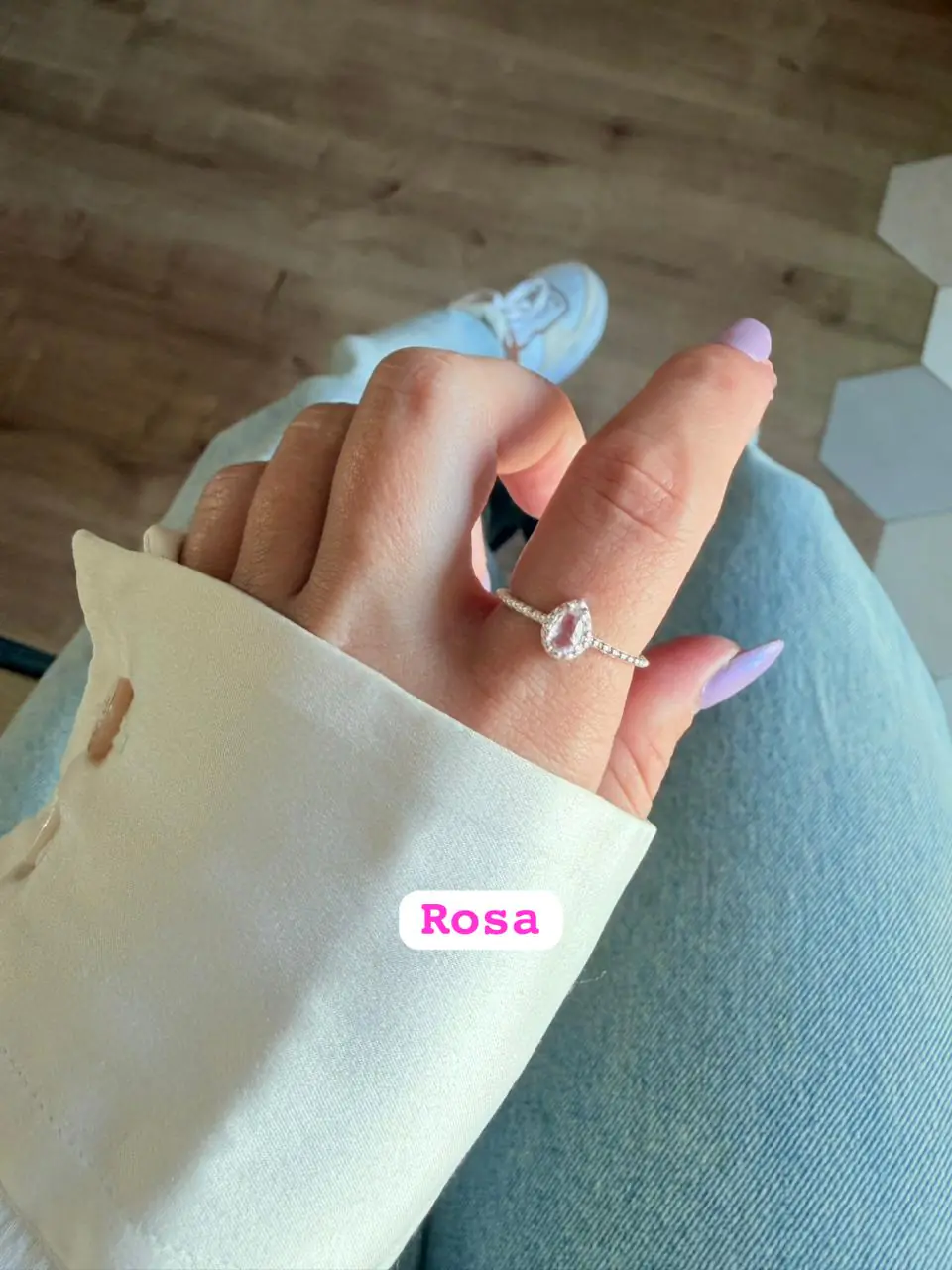 Anel Gota Zircônia Colorido - Imagem 2