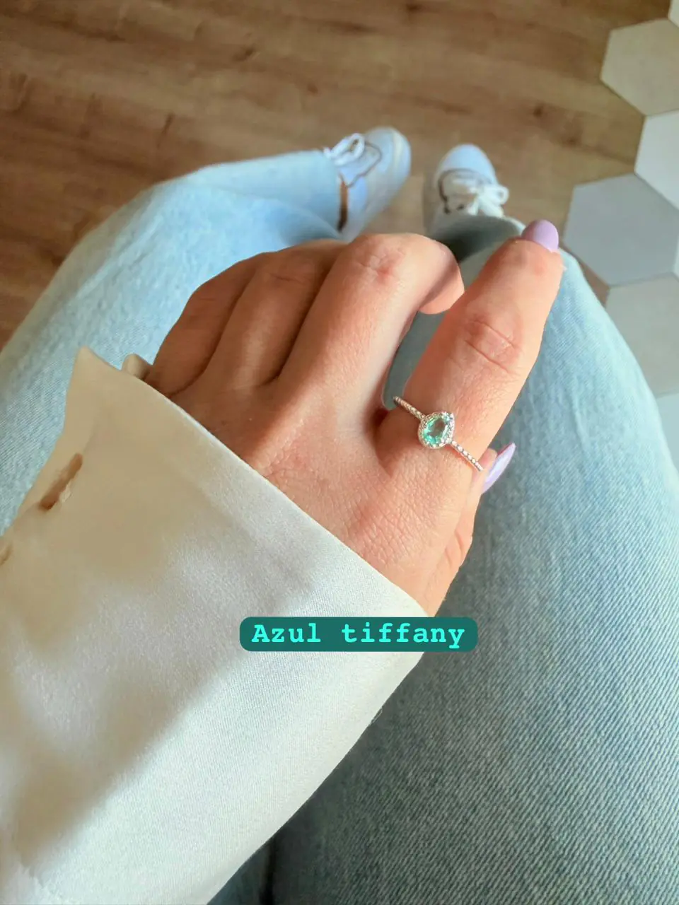 Anel Gota Zircônia Colorido - Imagem 3