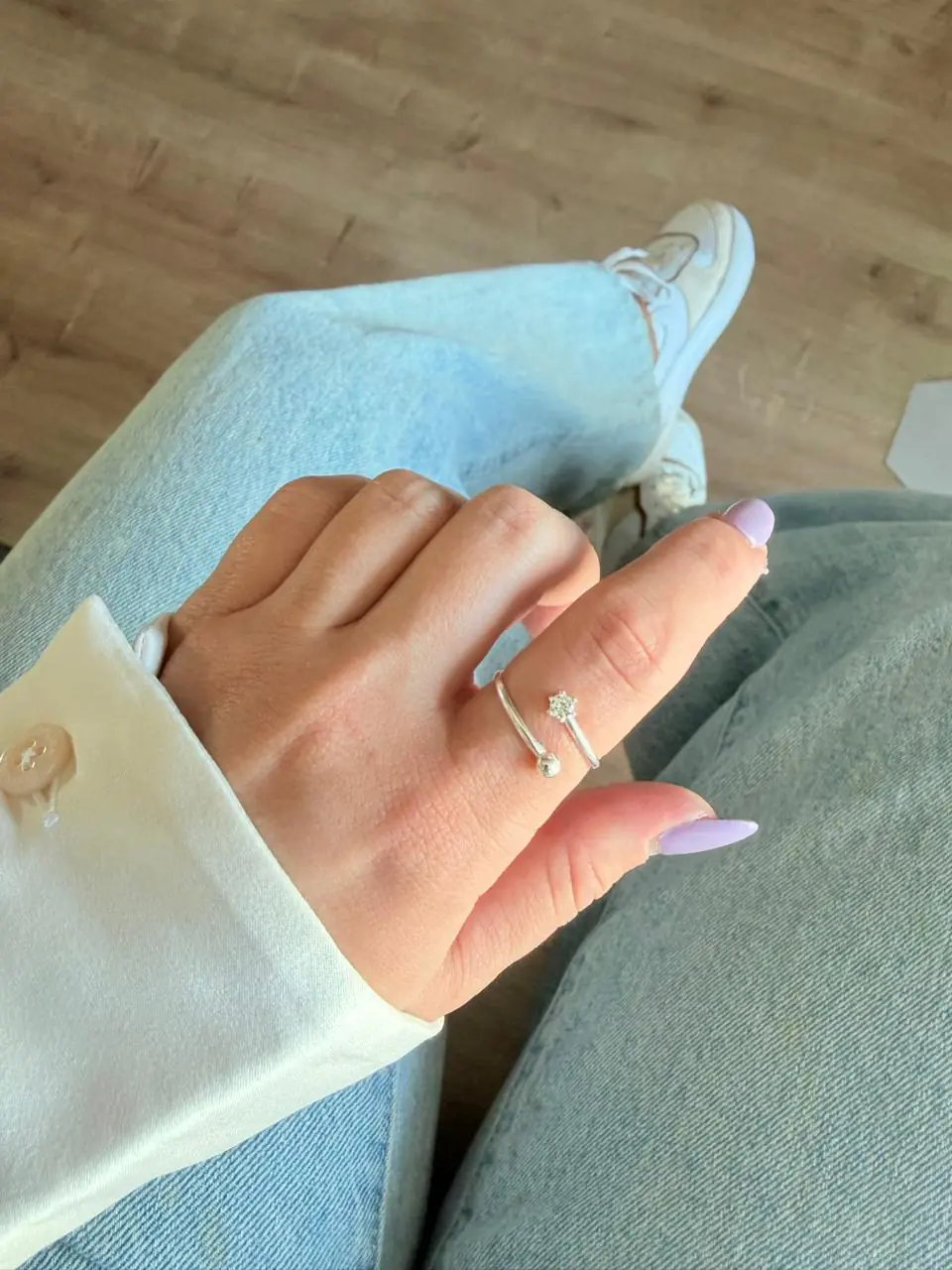 Anel Reg. Zircônia C/ Bolinha - Imagem 2