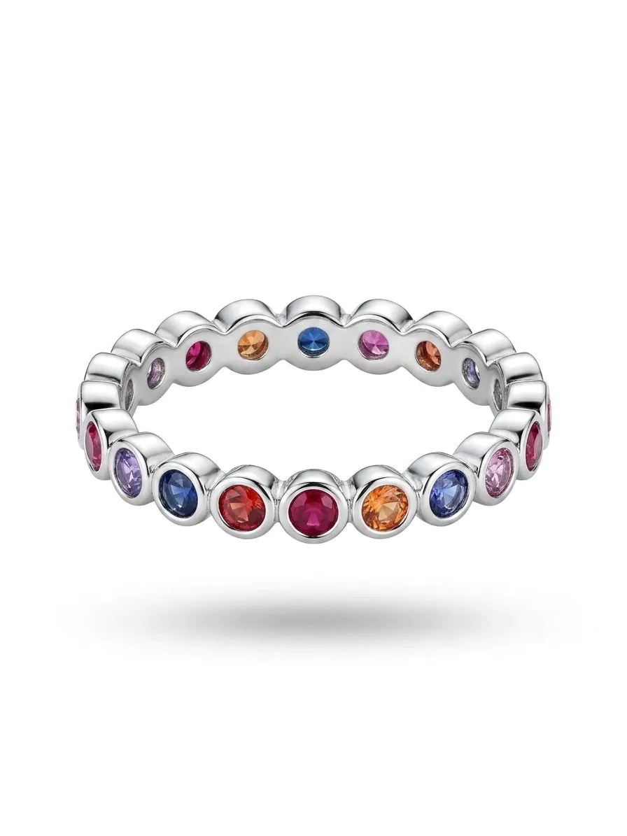 Anel Pandora Petite Cravej. Colorido