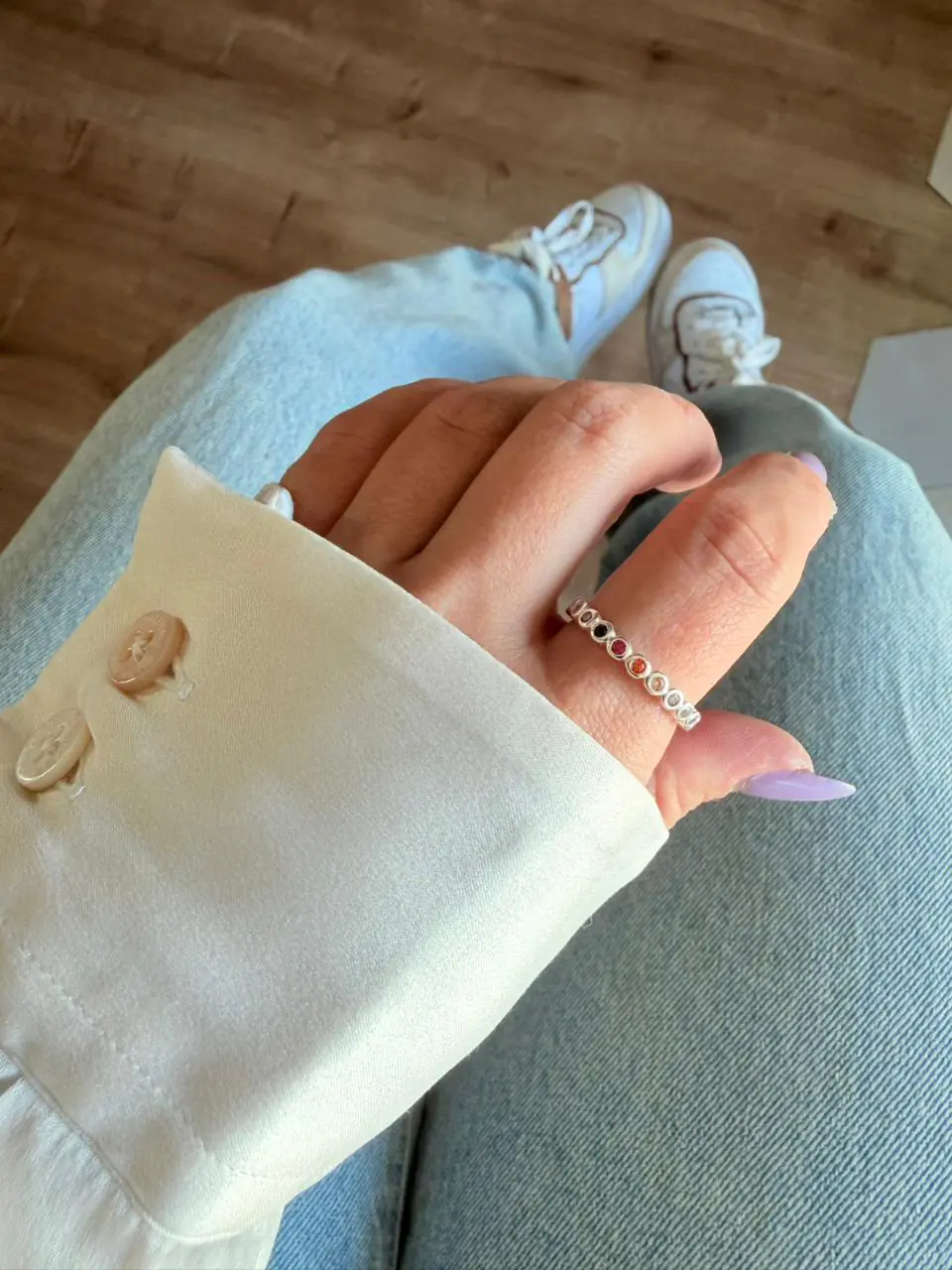 Anel Pandora Petite Cravej. Colorido - Imagem 2