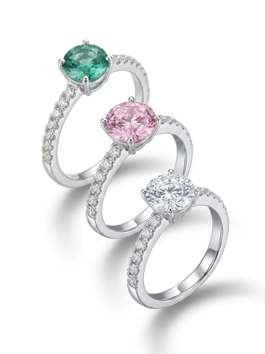 Solitário Cravej. Pedra Zircônia