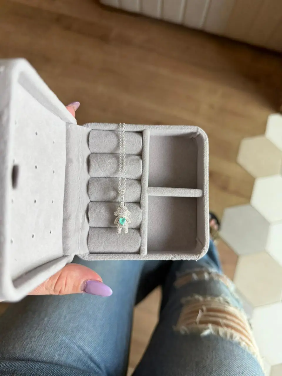 Colar Pingt. Menina Todo Cravej. - Imagem 2